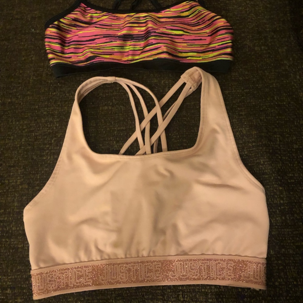 Justice sports bra